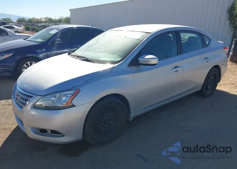 2015 Nissan Sentra S из США, поврежденный, VIN 3N1AB7AP5FY344489